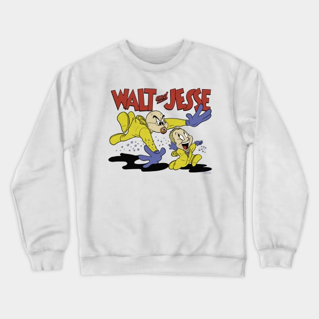 Walt and Jesse Crewneck Sweatshirt by Peter Katsanis Art